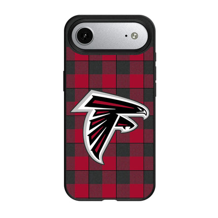 Atlanta Falcons Plaid MagSafe Compatible Phone Case for Apple iPhone
