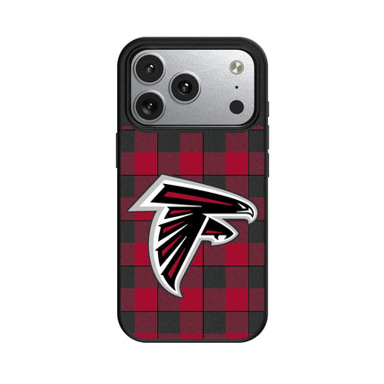 Atlanta Falcons Plaid MagSafe Compatible Phone Case for Apple iPhone