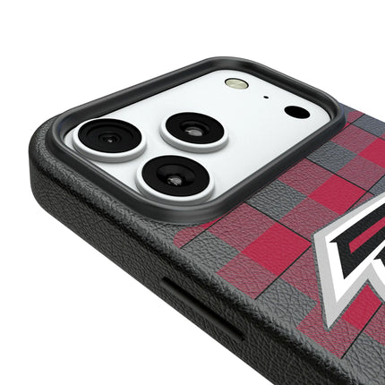 Atlanta Falcons Plaid MagSafe Compatible Phone Case for Apple iPhone