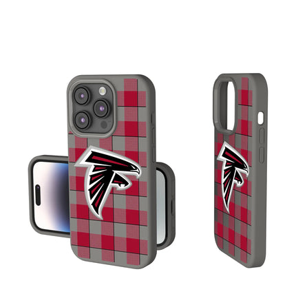 Atlanta Falcons Plaid Soft Touch Phone Case for Apple iPhone