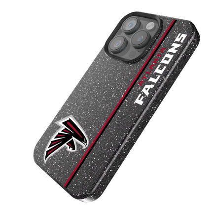 Atlanta Falcons Sidebar Black Bling Phone Case for Apple iPhone