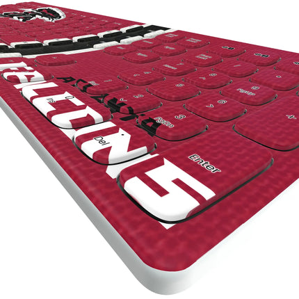 Atlanta Falcons Stripe Curved Wireless Keyboard