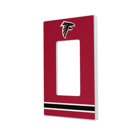 Atlanta Falcons Stripe Hidden-Screw Light Switch Plate