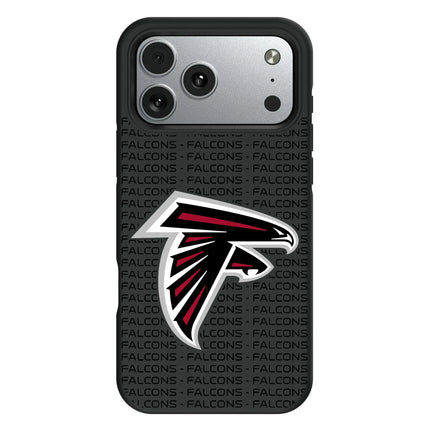 Atlanta Falcons Text Backdrop Bump Phone Case for Apple iPhone