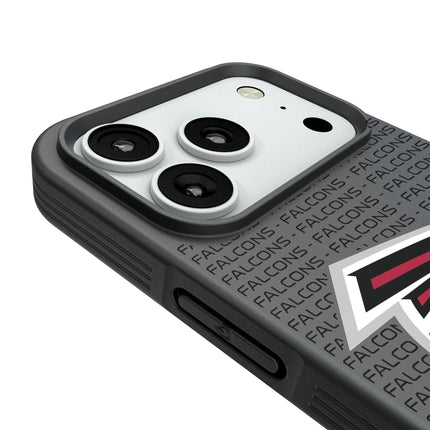 Atlanta Falcons Text Backdrop Bump Phone Case for Apple iPhone