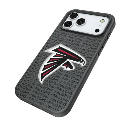 Atlanta Falcons Text Backdrop Bump Phone Case for Apple iPhone