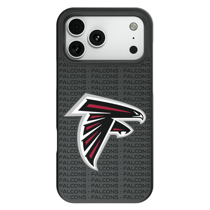 Atlanta Falcons Text Backdrop Bump Phone Case for Apple iPhone
