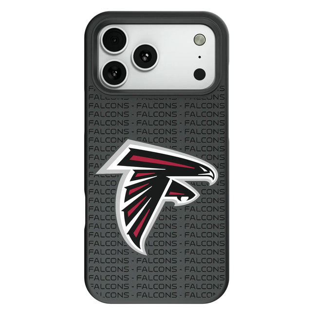 Atlanta Falcons Text Backdrop Bump Phone Case for Apple iPhone