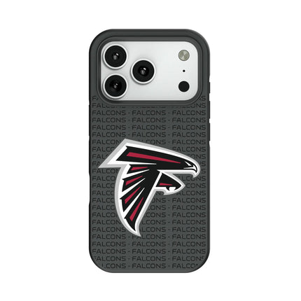 Atlanta Falcons Text Backdrop Bump Phone Case for Apple iPhone