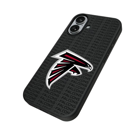 Atlanta Falcons Text Backdrop MagSafe Compatible Phone Case for Apple iPhone