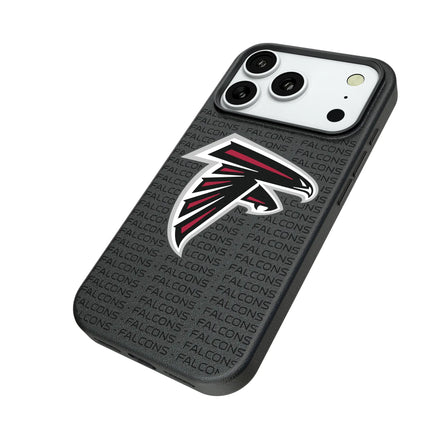 Atlanta Falcons Text Backdrop MagSafe Compatible Phone Case for Apple iPhone