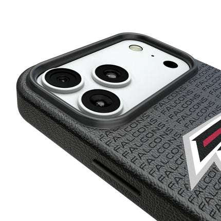 Atlanta Falcons Text Backdrop MagSafe Compatible Phone Case for Apple iPhone