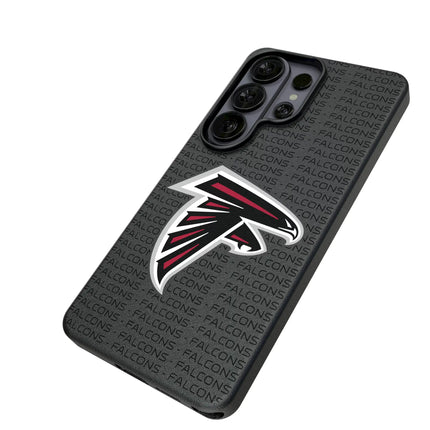 Atlanta Falcons Text Backdrop MagSafe Compatible Phone Case for Samsung Galaxy