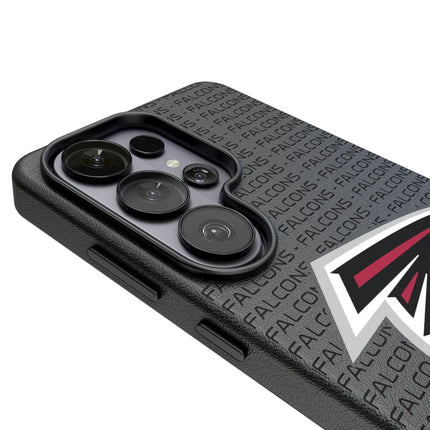 Atlanta Falcons Text Backdrop MagSafe Compatible Phone Case for Samsung Galaxy