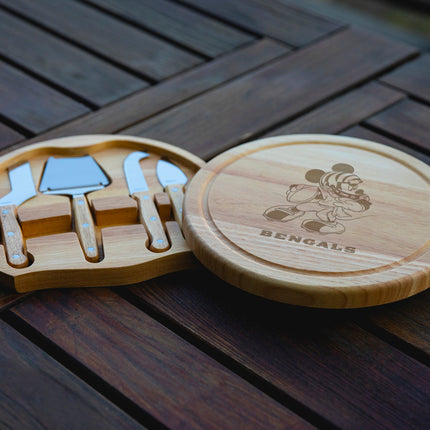 Cincinnati Bengals Mickey Mouse - Circo Cheese Cutting Board & Tools Set
