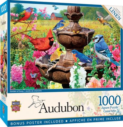 Audubon Garden of Song 1000 Piece Puzzle