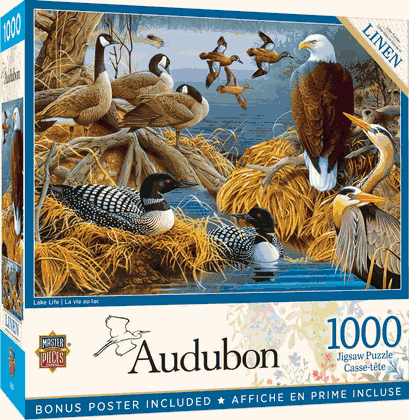 Audubon Lake Life 1000 Piece Puzzle