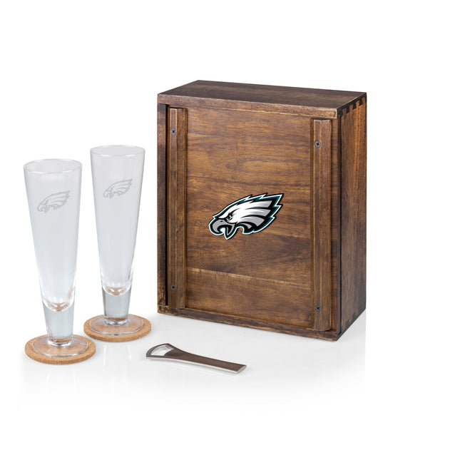 Philadelphia Eagles Pilsner Beer Glass Gift Set