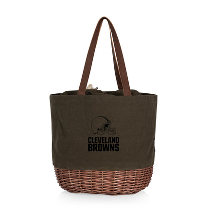 Cleveland Browns - Coronado Canvas and Willow Basket Tote