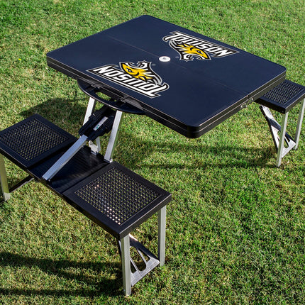 Towson University Tigers Picnic Table Portable Folding Table w Seats
