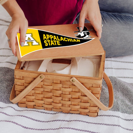App State Mountaineers - Poppy Personal Picnic Basket