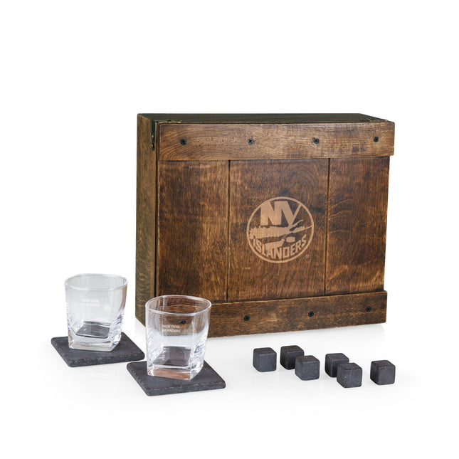 New York Islanders - Whiskey Box Gift Set