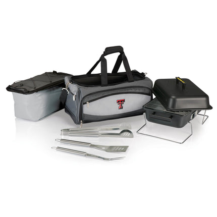 Texas Tech Red Raiders Buccaneer Portable Charcoal Grill & Cooler Tote