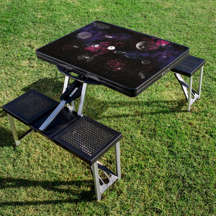 Star Wars Death Star - Picnic Table Portable Folding Table with Seats