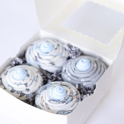 Baby Boy Cupcake Set - Royal Safari