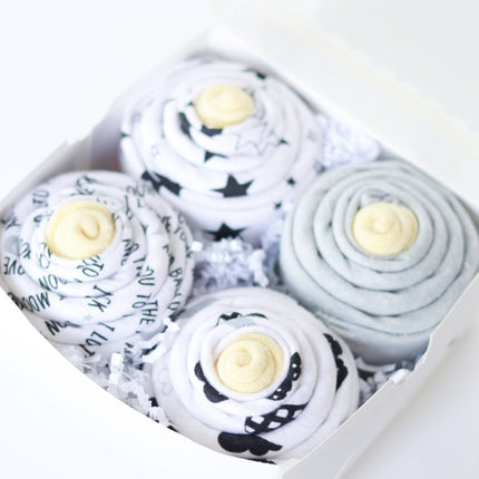 Baby Neutral Cupcake Set - Moon