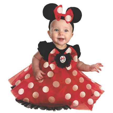 Infant Red Minnie Deluxe Costume