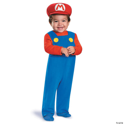 Baby Super Mario Brothers Mario Costume 12-18 Months