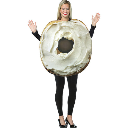 Adult Bagel and Cream Cheese Costume