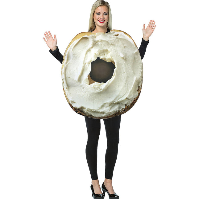 Adult Bagel and Cream Cheese Costume