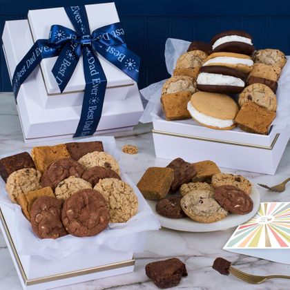 Baked Goods Gift Tower for Dad - Large