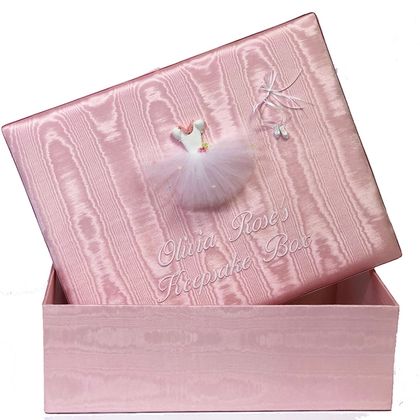 Ballerina Personalized Baby Keepsake Box - Large