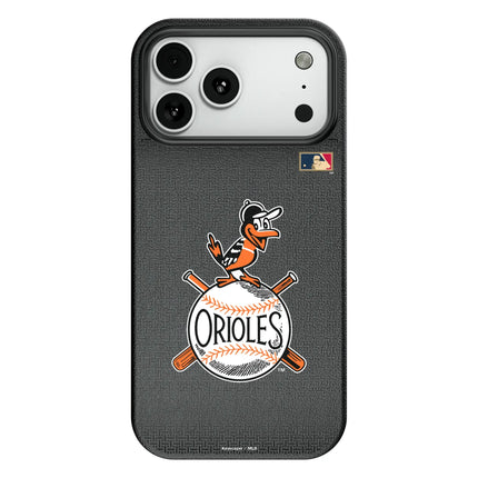 Baltimore Orioles 1954-1963 - Cooperstown Collection Linen MagSafe Compatible Phone Case for Apple iPhone