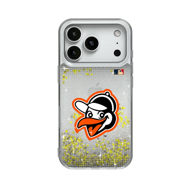 Baltimore Orioles 1955 - Cooperstown Collection Linen Glitter Phone Case for Apple iPhone
