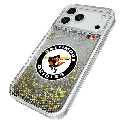 Baltimore Orioles 1966-1969 - Cooperstown Collection Linen Glitter Phone Case for Apple iPhone