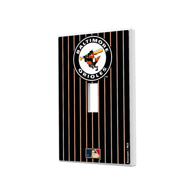 Baltimore Orioles 1966-1969 - Cooperstown Collection Pinstripe Hidden-Screw Light Switch Plate