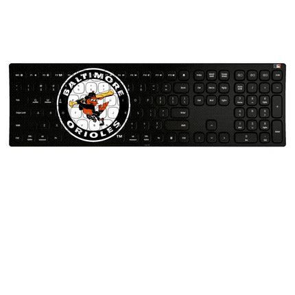 Baltimore Orioles 1966-1969 - Cooperstown Collection Solid Curved Wireless Keyboard