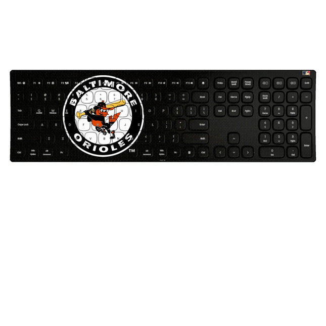 Baltimore Orioles 1966-1969 - Cooperstown Collection Solid Curved Wireless Keyboard