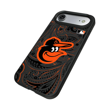 Baltimore Orioles Paisley MagSafe Compatible Phone Case for Apple iPhone