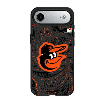 Baltimore Orioles Paisley MagSafe Compatible Phone Case for Apple iPhone