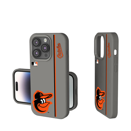 Baltimore Orioles Sidebar Soft Touch Phone Case for Apple iPhone