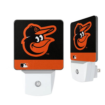 Baltimore Orioles Stripe Night Light 2-Pack