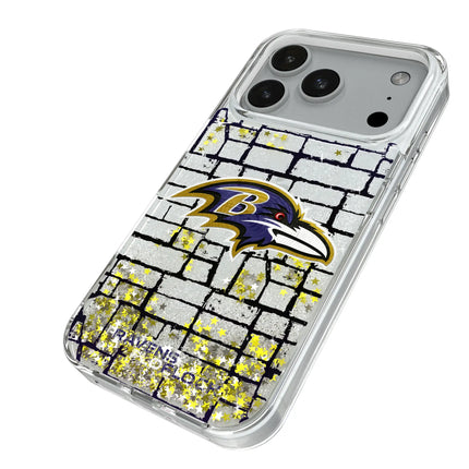 Baltimore Ravens Brick Glitter Phone Case for Apple iPhone