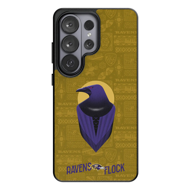 Baltimore Ravens Deco MagSafe Compatible Phone Case for Samsung Galaxy