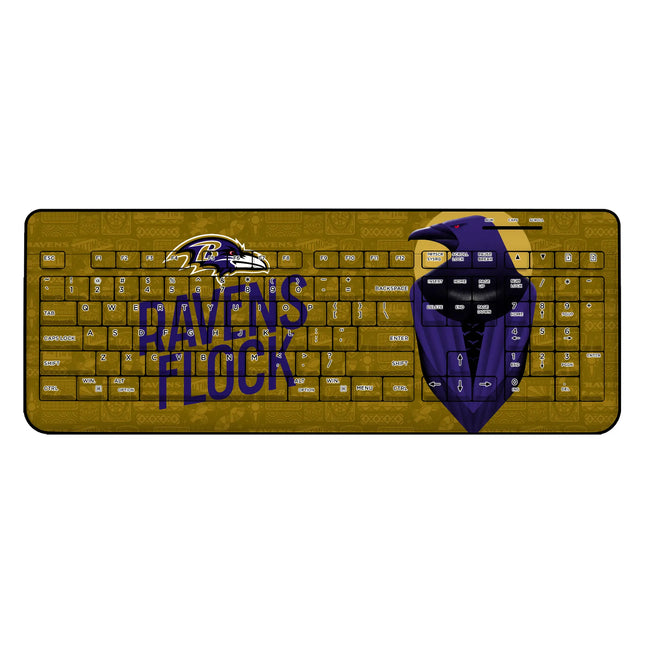 Baltimore Ravens Deco Wireless USB Keyboard