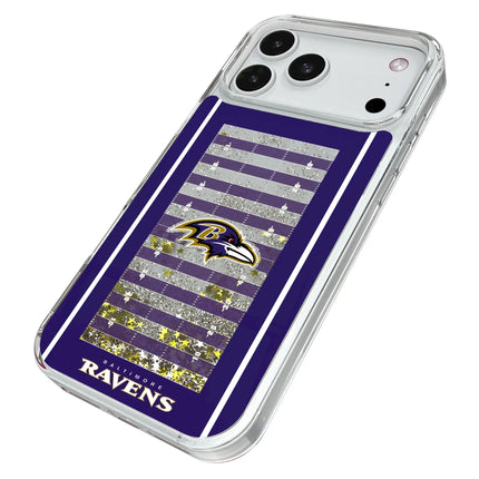 Baltimore Ravens Field Glitter Phone Case for Apple iPhone